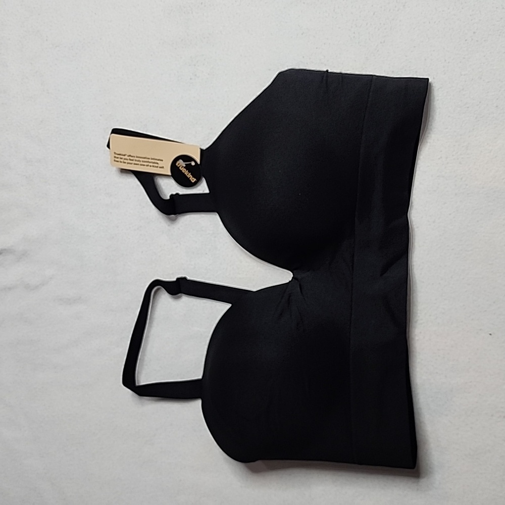 Truekind Supportive Comfort Wireless Shaping Bra Size XL Black